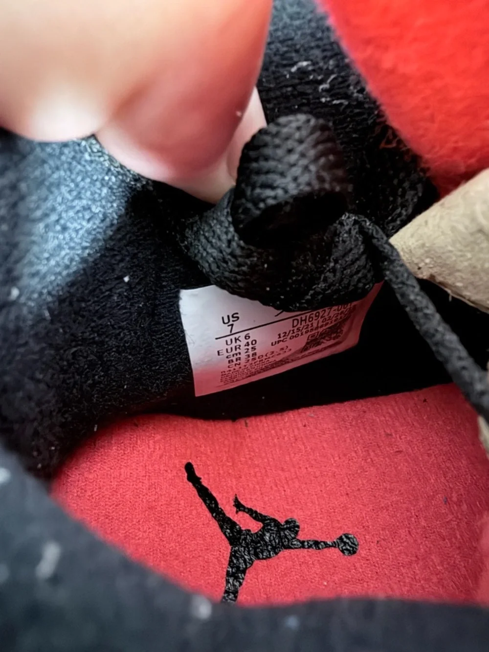 Nike  Air Jordan 4 Retro Men’s Shoes - Grey/Black/Infrared - Picture 5 of 7